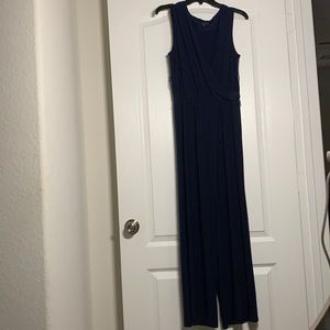 Navy blue jump suit
